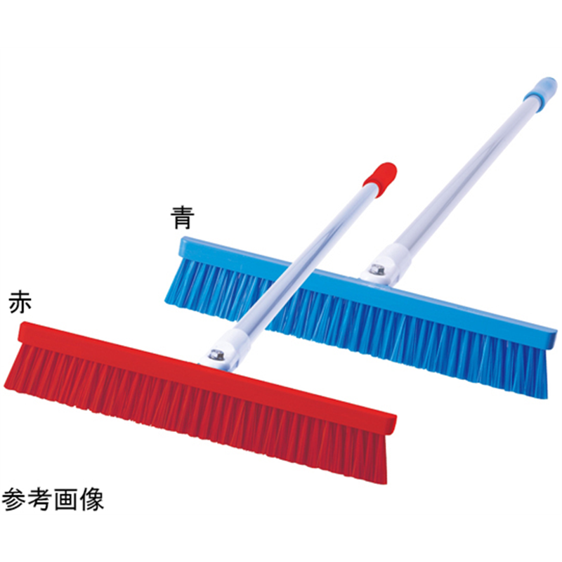 高砂 HP機械下ほうき 長柄 赤 54252 1本(ご注文単位1本)【直送品】