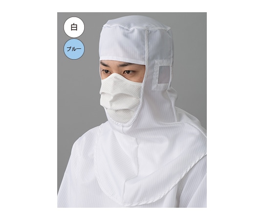 東洋リントフリー クリーンフード(目出しタイプ) 青 M FC442C-02 M 1枚 (ご注文単位1枚)【直送品】