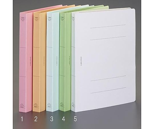 ライオン事務器 A4 フラットファイル(無着色/5冊) EA762CD-5 1ケース(ご注文単位1ケース)【直送品】