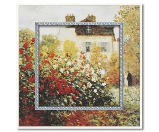 ユーパワー ビッグアート ~ミュージアム アート コレクション~(モネ｢庭園のアーチスト｣) BA-05014 1個（ご注文単位1個）【直送品】