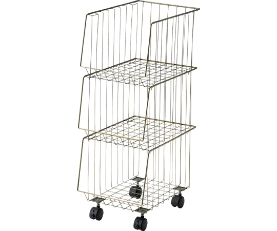 東谷 スタッキングワゴン3D アンティークゴールド AKB-438AGD 1個（ご注文単位1個）【直送品】