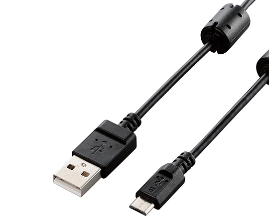 エレコム カメラ接続用USBケーブル(micro-Bタイプ) 0.5m ブラック DGW-AMBF05BK 1本（ご注文単位1本）【直送品】