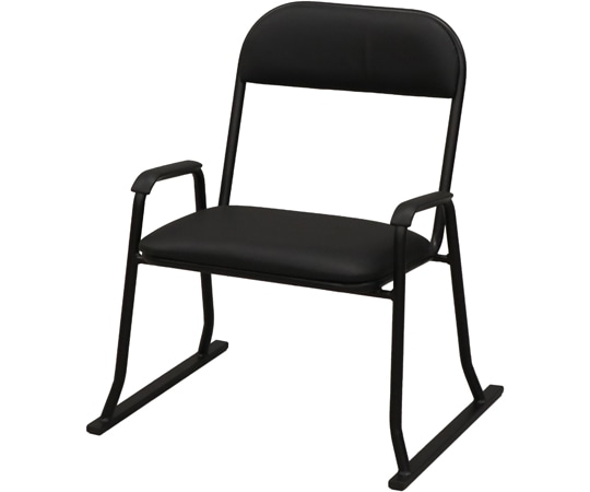 エイ・アイ・エス 楽座椅子 ハイタイプ ブラック RCH-500 1脚（ご注文単位1脚）【直送品】