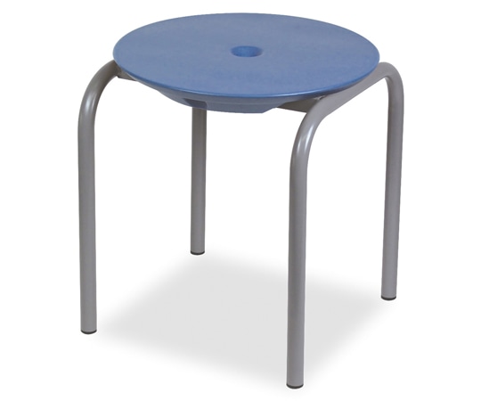 テラモト ディスクスツール L ブルー BC-309-630-3 1台(ご注文単位1台)【直送品】