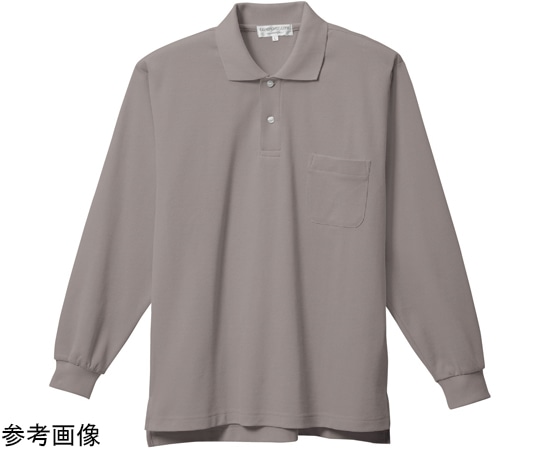 三愛 長袖ポロシャツ オートミール M 8700 1着（ご注文単位1着）【直送品】