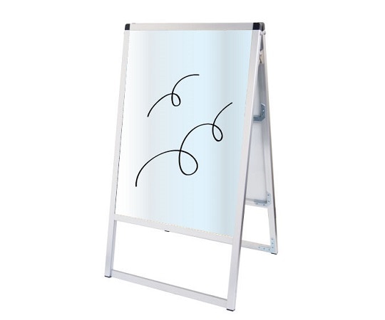 常磐精工 バリウススタンド看板 ホワイトボードタイプ B2両面 VASKWB-B2R 1個(ご注文単位1個)【直送品】