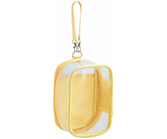 LIHITLAB myfa デコレーションボックスポーチ ハニーイエロー A3306-5 1個(ご注文単位1個)【直送品】