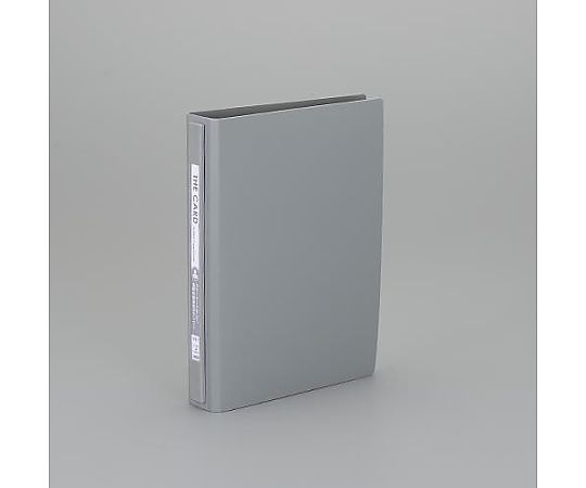 アズワン 180枚 カード・名刺ホルダー(グレー) EA762CJ-39 1冊(ご注文単位1冊)【直送品】