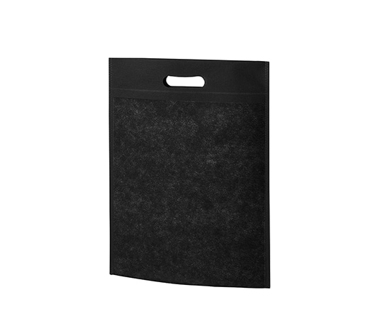 アズワン 不織布バッグ 小判抜きA4マチ無 黒 1箱(100枚入) LC0811AB00 1箱(ご注文単位1箱)【直送品】