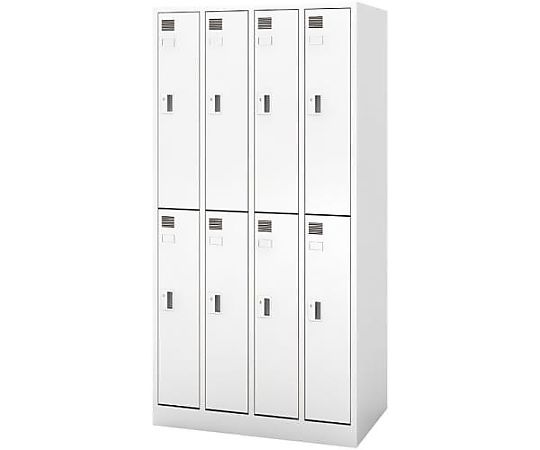 エスコ 900x515x1790mm/4列・2段 システムロッカー EA954ED-4A 1個(ご注文単位1個)【直送品】