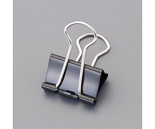 ライオン事務器 19mm/50枚 バインダークリップ(40個) EA762FB-280 1ケース(ご注文単位1ケース)【直送品】