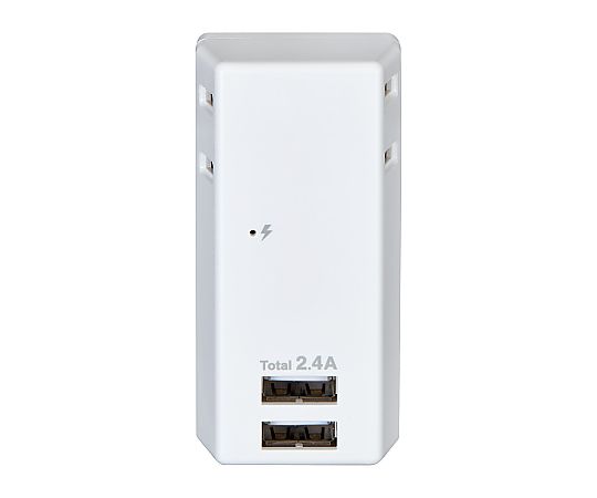 ELPA 耐雷USBタップ2個口2ポート2.4A UA-222SL 1個(ご注文単位1個)【直送品】