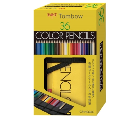 トンボ鉛筆 ロールケース入色鉛筆 NQ 1個(36色入) CR-NQ36C 1個（ご注文単位1個）【直送品】