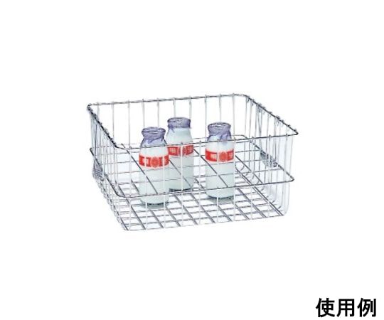 オオイ金属 18-8 牛乳篭 24本用  1個（ご注文単位1個）【直送品】