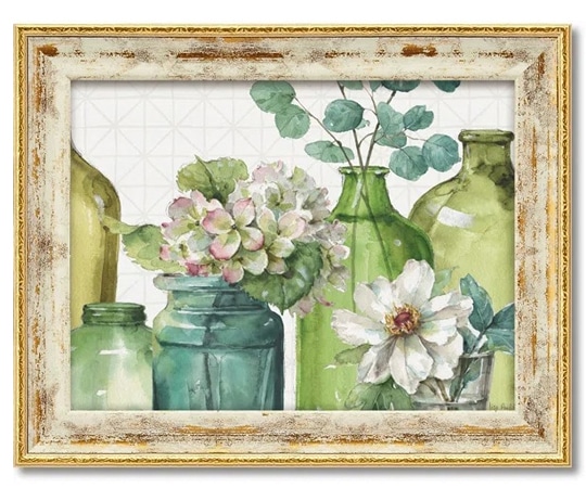 ユーパワー ミニゲル アートフレーム リサ オーディット｢ミックス グリーン｣ LA-02501 1個（ご注文単位1個）【直送品】