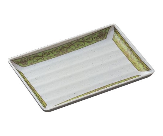 Daiwa 焼物皿 小 金彩唐草(きんさいからくさ)グレー YD-34-GKAGY 1個(ご注文単位1個)【直送品】