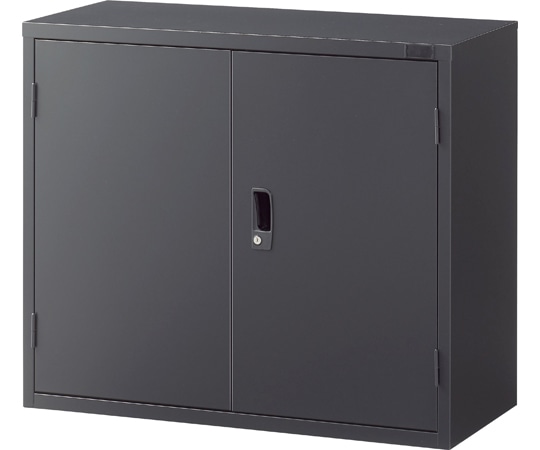 生興 A4判対応書庫ASK ブラック H750mm 上置用 両開き W880 ASK-32H 1台(ご注文単位1台)【直送品】