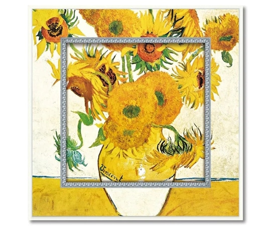 ユーパワー ビッグアート ~ミュージアム アート コレクション~(ゴッホ｢ひまわり｣) BA-05012 1個（ご注文単位1個）【直送品】