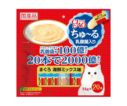 いなばペットフード ちゅ~る 乳酸菌マグロ 20本入 SC-234 1袋（ご注文単位1袋）【直送品】