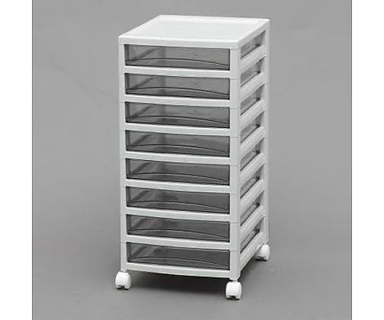 アズワン 320x390x 681mm/ 8段 オフィスチェスト EA954JA-102 1台(ご注文単位1台)【直送品】