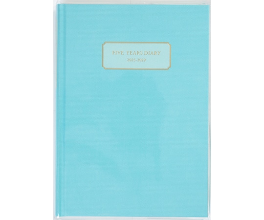 高橋書店 5年横線当用新日記 アッシュブルー 22(2025) 1冊(ご注文単位1冊)【直送品】