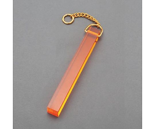 エスコ 18x100mm アクリルキーホルダー(ゴールド) EA956V-82 1個(ご注文単位1個)【直送品】