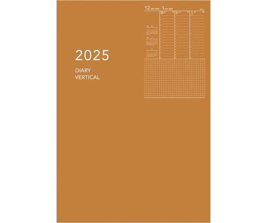 ダイゴー 2025 アポイントノートタイプ A5 バーチカル オレンジ E8155(2025) 1冊(ご注文単位1冊)【直送品】