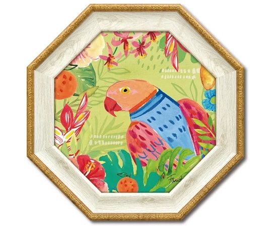 ユーパワー 八角 ミニゲル アートフレーム ファリダ ザマン｢トゥッティ フルッティ5｣ FZ-02552 1個（ご注文単位1個）【直送品】