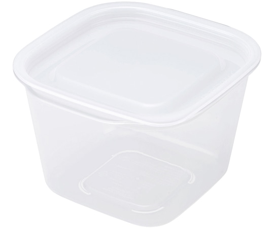 イノマタ化学 楽ちんパックスクエア深型900ml クリアーホワイト #1817 1個（ご注文単位1個）【直送品】