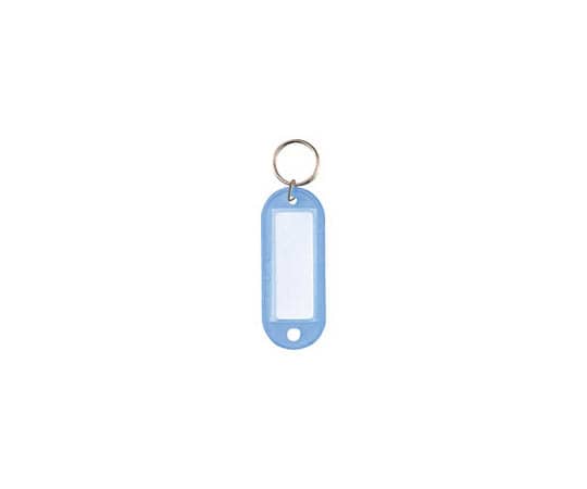 スマートバリュー キーホルダー 青 30個入 B350J-BL 1パック(ご注文単位1パック)【直送品】