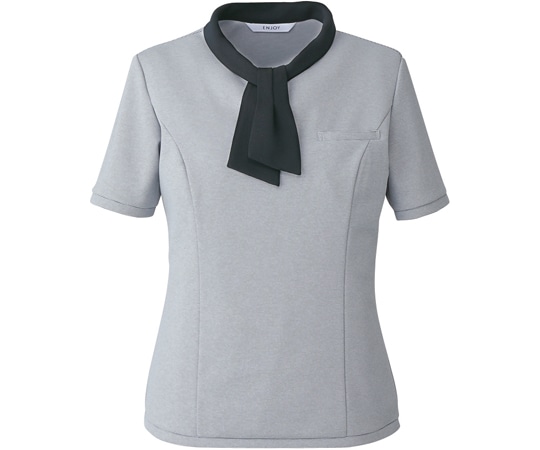 カーシーカシマ ENJOY ポロシャツ RIBBON POLO グレー 3L ESP706 1枚（ご注文単位1枚）【直送品】