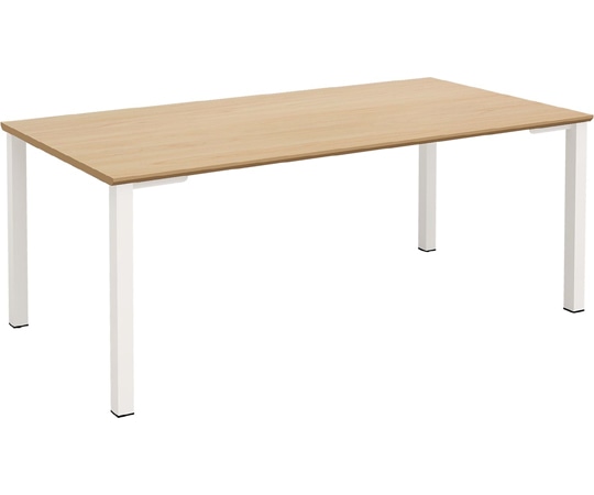 Y2K TASテーブル アジャスター仕様 1890 ナチュラル/ホワイト  1台(ご注文単位1台)【直送品】