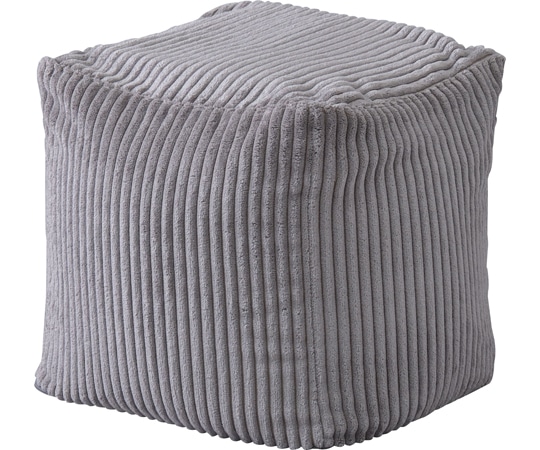 東谷 ミニビーズクッション グレー LSS-804GY 1個（ご注文単位1個）【直送品】