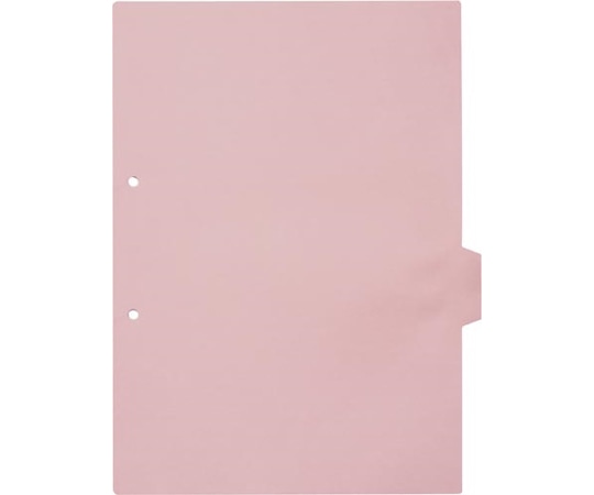 カウネット カラー仕切カード 見出し 補強 6山 第4山桃 10枚 4275-3261 1パック(ご注文単位1パック)【直送品】