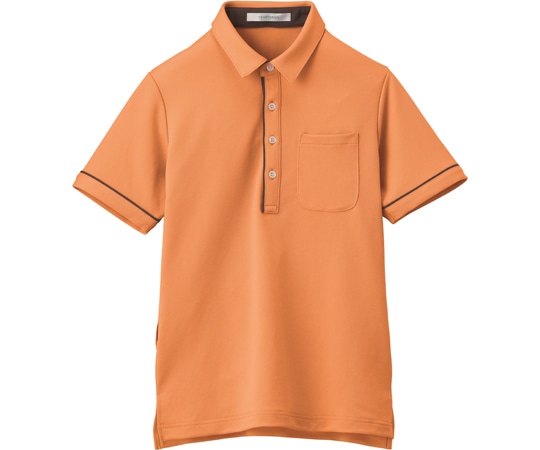 カーシーカシマ HEARTGREEN 半袖ポロシャツ サニーオレンジ L HSP003 1枚（ご注文単位1枚）【直送品】