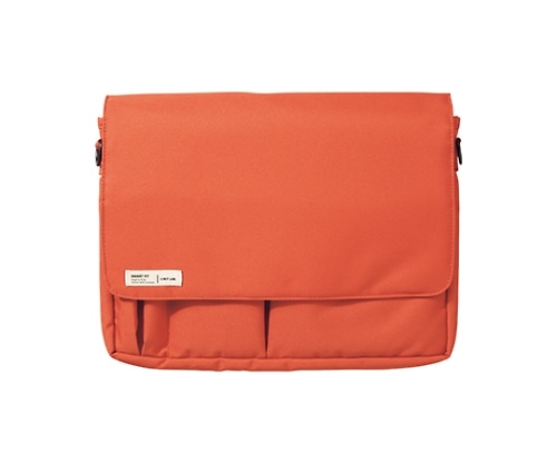 LIHITLAB SMART FIT キャリングポーチ 4オレンジ A-7576 A7576-4 1個(ご注文単位1個)【直送品】