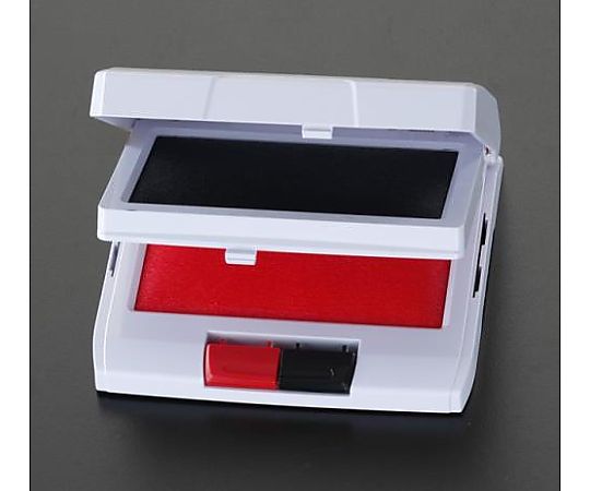 エスコ 2段式 [赤・黒]スタンプ台 EA762AE-1 1個(ご注文単位1個)【直送品】