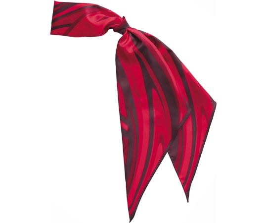 カーシーカシマ ENJOY スカーフ リボン 604-1 レッド EAZ604 1枚（ご注文単位1枚）【直送品】