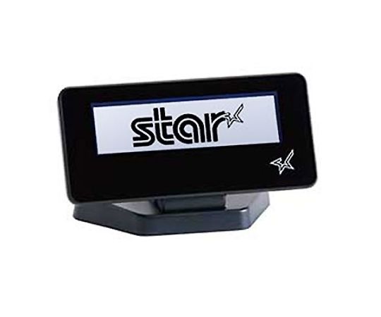 ビジコム スター精密 カスタマディスプレイ(USB・黒) SCD222U-BLK-B 1個（ご注文単位1個）【直送品】