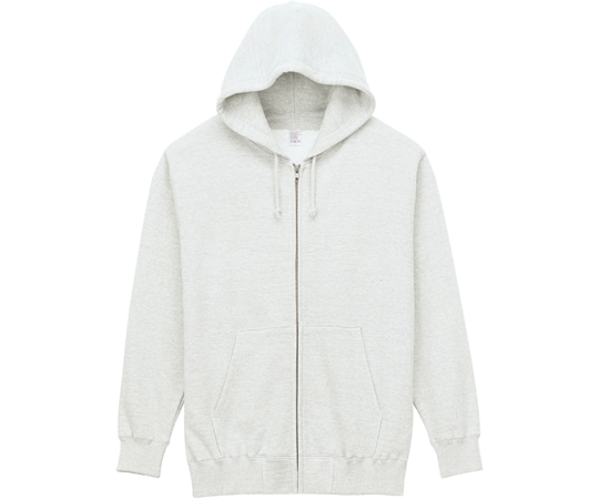 ボンマックス 10オンス フードジップパーカ(裏パイル) アッシュ L MS2134 1枚（ご注文単位1枚）【直送品】