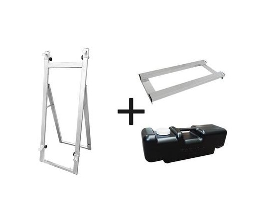 常磐精工 アルミニューイーゼルS ウエイトアーム・水タンクセット ANEZ-S-3SET 1個（ご注文単位1個）【直送品】