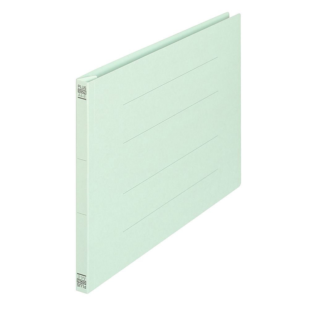 プラス フラットファイル A4E ブルー 3冊 No.024NP 1パック(ご注文単位1パック)【直送品】