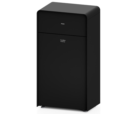 ミヅシマ工業 MSERIES中型屑入 ブラック 362-1124 1個(ご注文単位1個)【直送品】