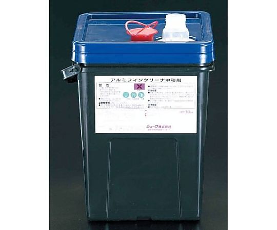エスコ 10kg アルミフィンクリーナー中和剤 EA115-1C 1缶(ご注文単位1缶)【直送品】