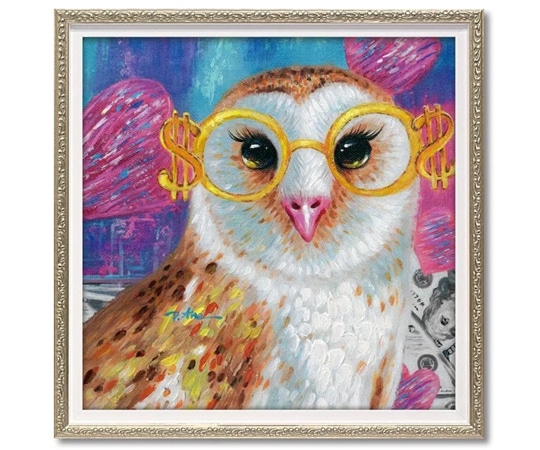 ユーパワー オイル ペイント アート｢キャリア オウル(Sサイズ)｣ OP-07054 1個（ご注文単位1個）【直送品】