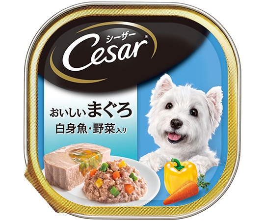 マースジャパンリミテッド シーザー おいしいまぐろ 白身魚・野菜入り 100g CE71N 1個（ご注文単位1個）【直送品】