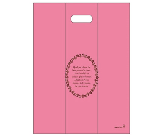 ヤマニパッケージ ポリ手提げ パティスリーバッグ ルミエール M 1000枚 20-1606 1ケース（ご注文単位1ケース）【直送品】