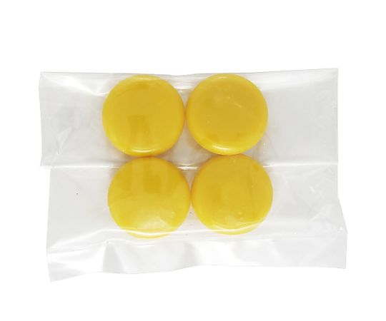 ミツヤ カラーMG20mm 黄 4個×100箱入 CM20-4P-YL 1ケース（ご注文単位1ケース）【直送品】