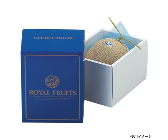 ヤマニパッケージ 青果用贈答箱 メロン1個入 ブルーロイヤル 50枚 L-2065 1ケース（ご注文単位1ケース）【直送品】