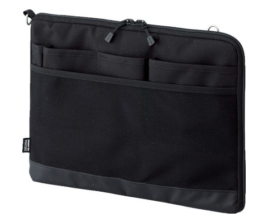 LIHITLAB A4バッグインバッグ(ヨコ型) ブラック A7681-24 1個(ご注文単位1個)【直送品】